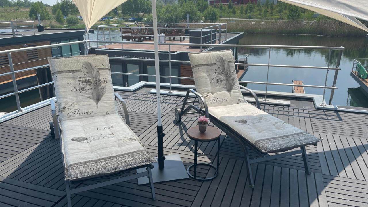 Hausboote Am Baerwalder See Traumhaus-Mieten Klitten Экстерьер фото